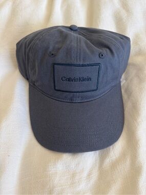 Calvin Klein Embroidered Box Logo Baseball Cap NWT